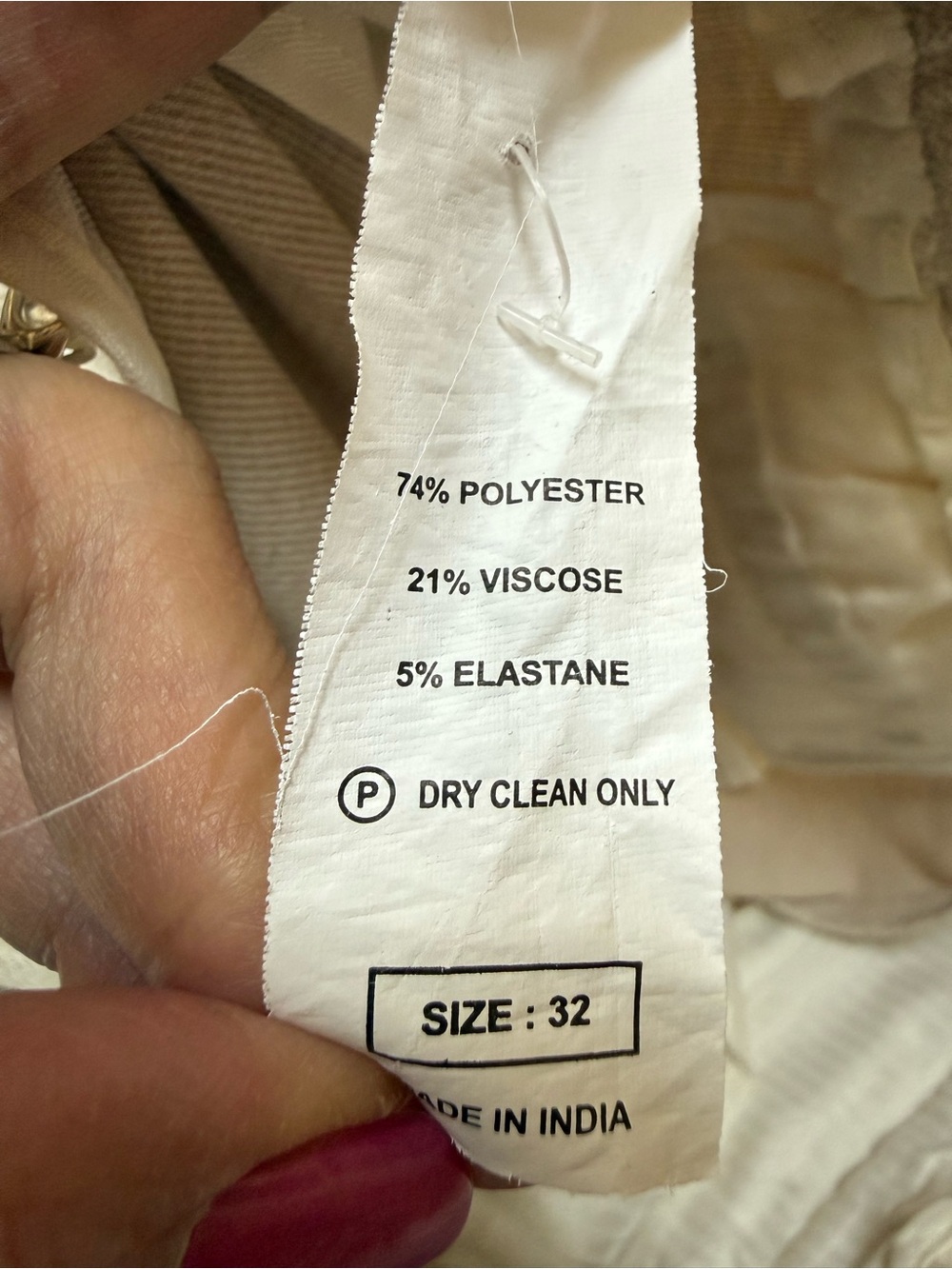 Light Beige Ribbed Drawstring Lounge Pants - Picture 8 of 12